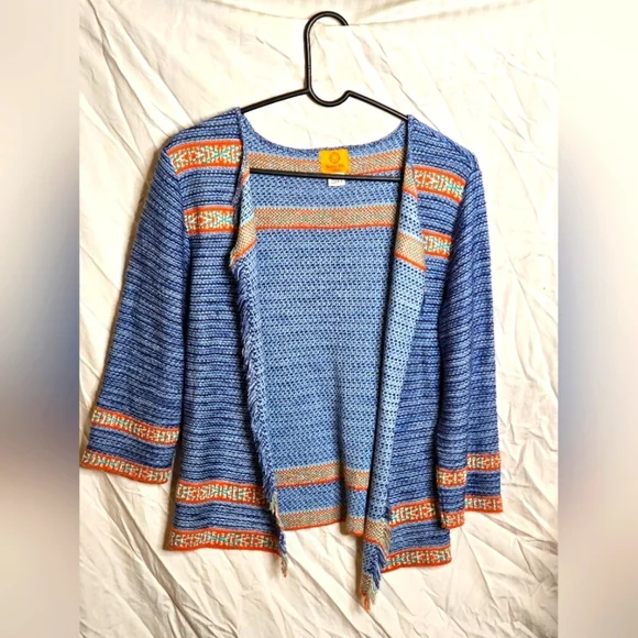 Ruby Rd Fringe Cardigan - Picture 1 of 3